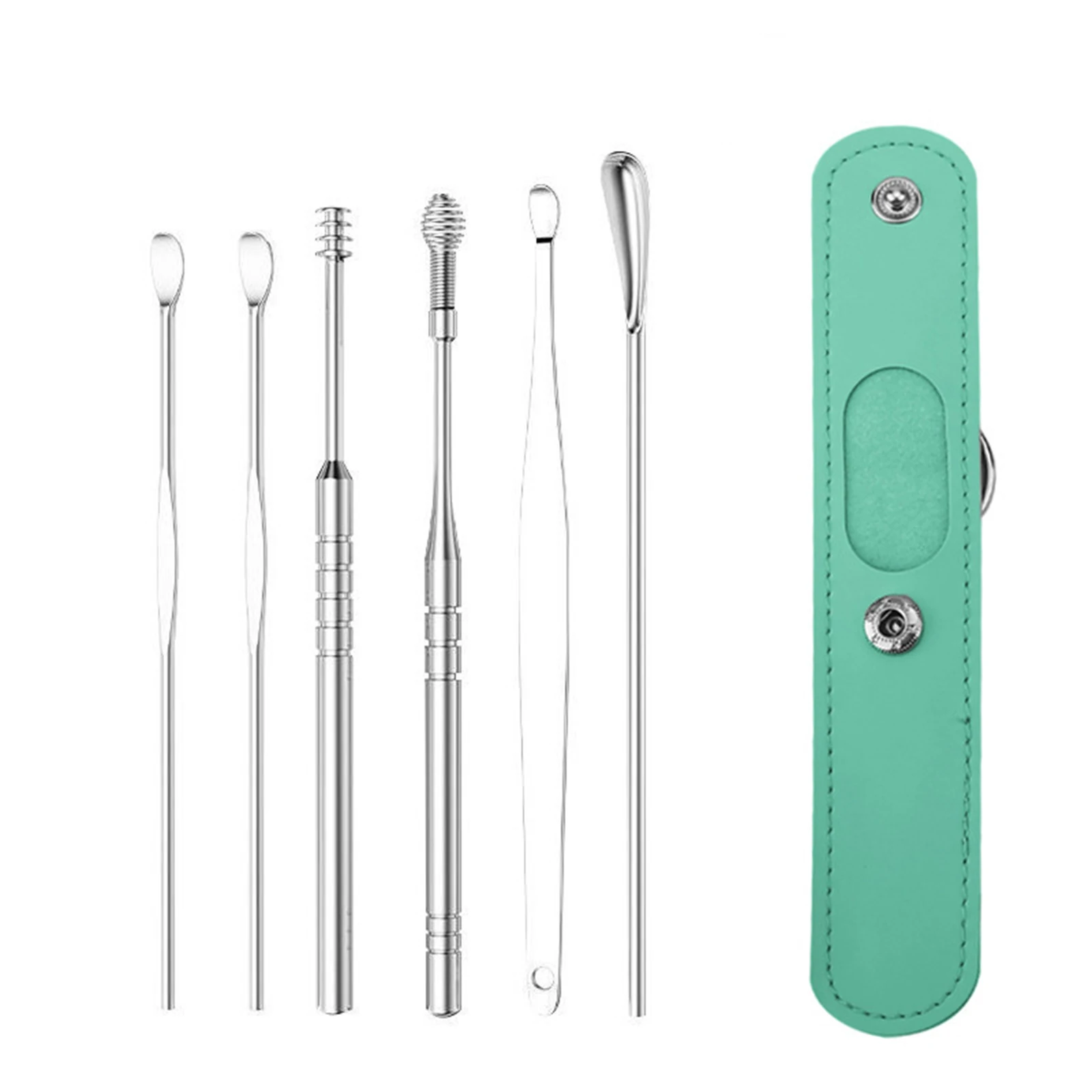 6-Piece Ear Wax Cleaning Kit – Safe & Reusable Tools - Image 2