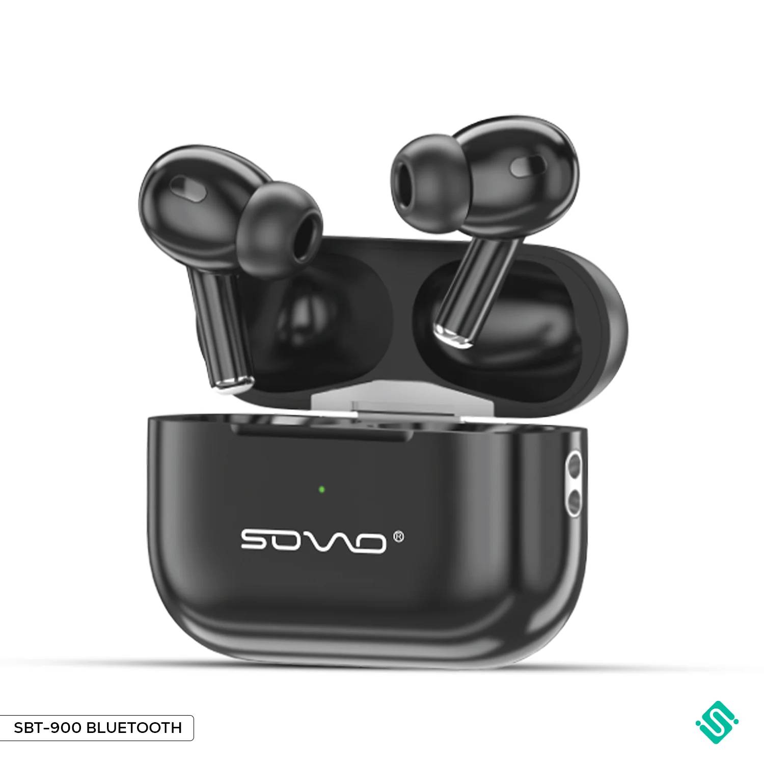Sovo Buzzer Pro SBT-900 Wireless Earbuds – Noise Cancelling, Deep Bass, Long Battery Life
