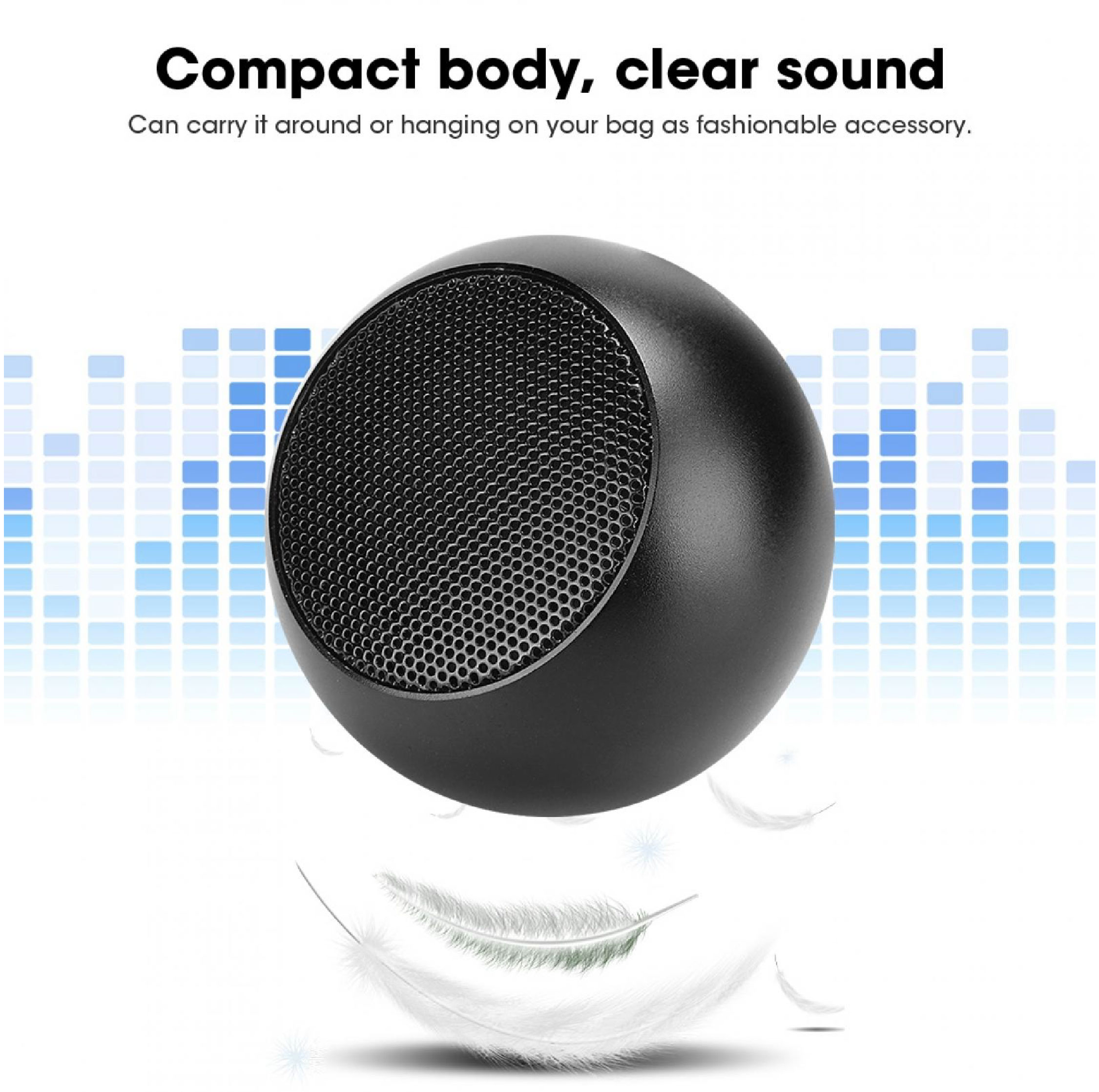 M3 Mini Bluetooth Speaker - Wireless Portable Speaker with USB Charging & HD Sound - Image 4