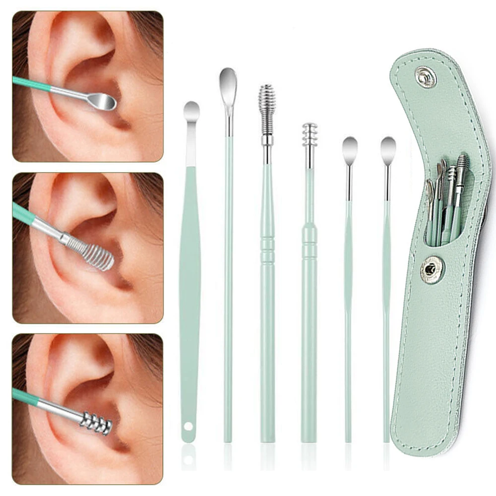 6-Piece Ear Wax Cleaning Kit – Safe & Reusable Tools - Image 4